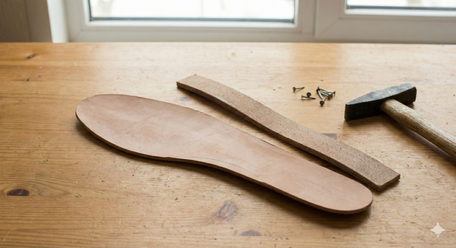 Vista lateral mostrando la suela curvada